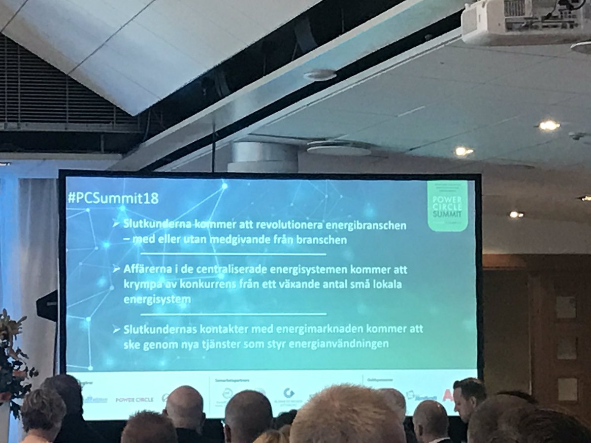 Vad tror vi kommer förändra energimarknaden? Vi är säkra på att både 1 &amp; 3 är framtiden. @PowerCircle_swe #PCSummit18