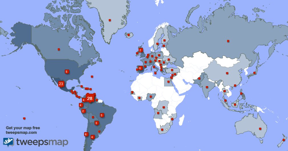 Maestro_Mason's tweet photo. Tengo 18 nuevos seguidores, desde Venezuela, y más durante la última semana https://t.co/WSSOeUaxij https://t.co/5TaaabUoZF