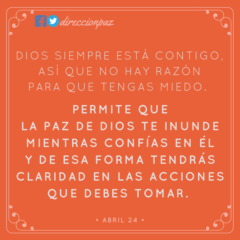 DireccionPaz's tweet photo. Que la paz de Dios te inunde en este y cada uno de tus días 🙂❤️ https://t.co/2sZoeyvtwQ