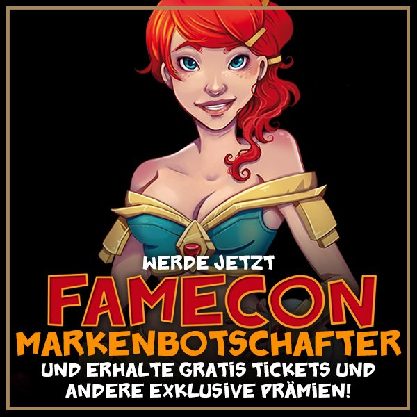 famecon's tweet photo. Werde Teil der #FAMECON Family und werde Markenbotschafter!

Als Botschafter bist du hautnah dabei und kannst tolle Belohnungen absahnen wie exklusive Meet &amp; Greets, Freitickets, Upgrades, Merchandise und "Money can't buy" Momente.

Weitere Infos: https://t.co/ScjRJC3Nkn https://t.co/SJldL25GN6