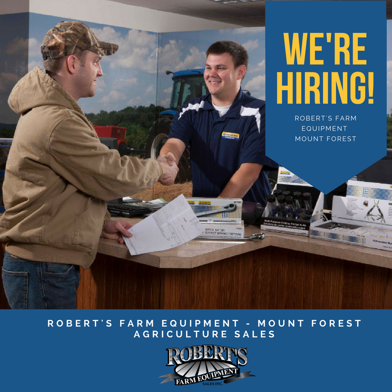 RobertsEquip_'s tweet photo. We're Hiring at our #MountForest Store - Visit https://t.co/kWgWvi2Ejj β¦ for more info. #WorkingInAg #AgSales https://t.co/m4maPwh0P4
