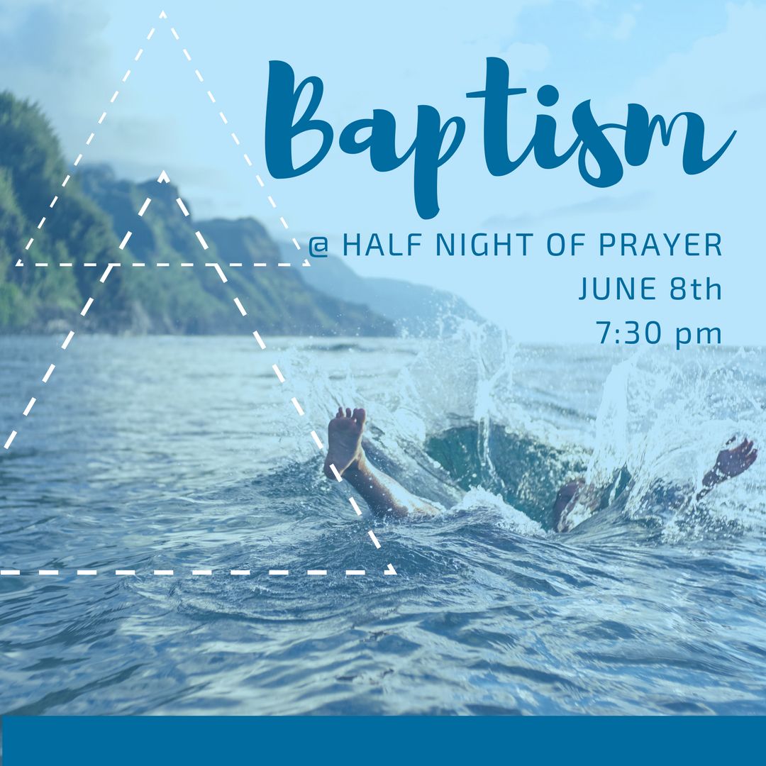 ReviveChurchUK's tweet photo. HALF NIGHT OF PRAYER & BAPTISM. Coming soon. June 8th. Would you like to be baptised? Speak to your location leader #ReviveArising #Baptism https://t.co/D9yBHnS957
