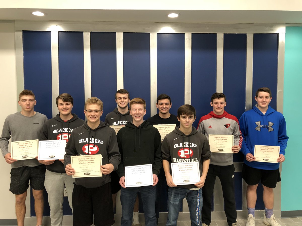 BlackcatBB's tweet photo. A big congratulations to several of our basketball players being named to the KHSAA All-Academic team based on their GPA. Each of these players earned a GPA of at least 3.25 while participating in athletics. Not only do they excel on the court, but in the classroom as well! https://t.co/wfWJq8uMHG