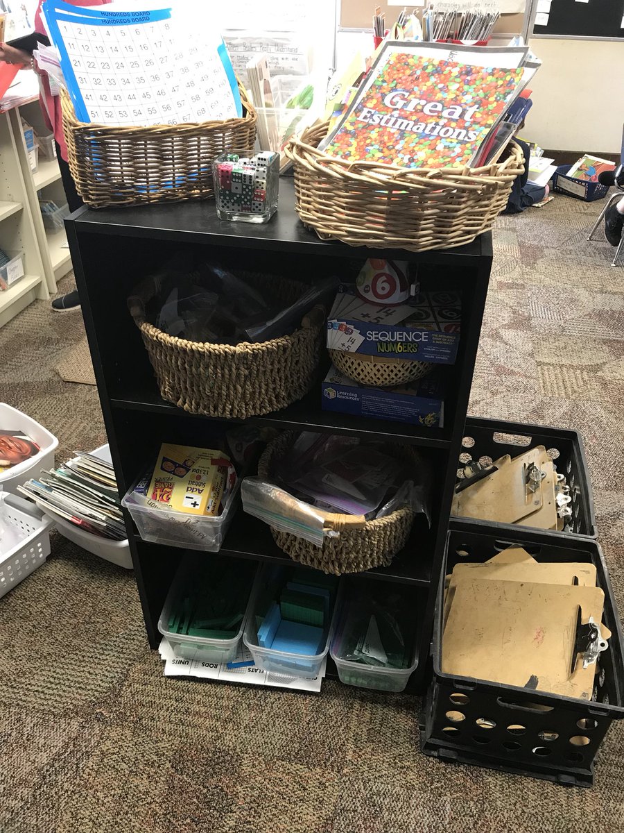 MsOdorico's tweet photo. A good classroom has tons of options for manipulatives for math! #BlockAMath #COEBUImpact https://t.co/uzhIlwe8sK