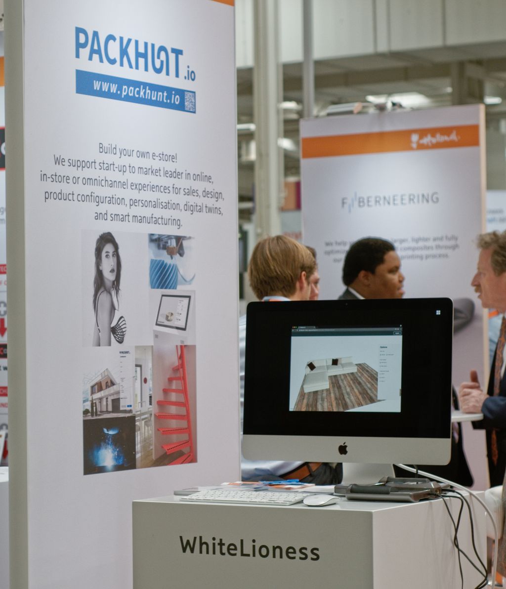 packhuntio's tweet photo. It’s the second day of the @hannover_messe. Meet our team in Hall 17 stand B61 and get to know more about the possibilities of #DigitalTwins #productconfiguration & #digitalmanufacturing. #HM18 #NLHannoverMesse #DutchTech, #HollandPavillion, #StartupDelta https://t.co/gI6py8YjJc