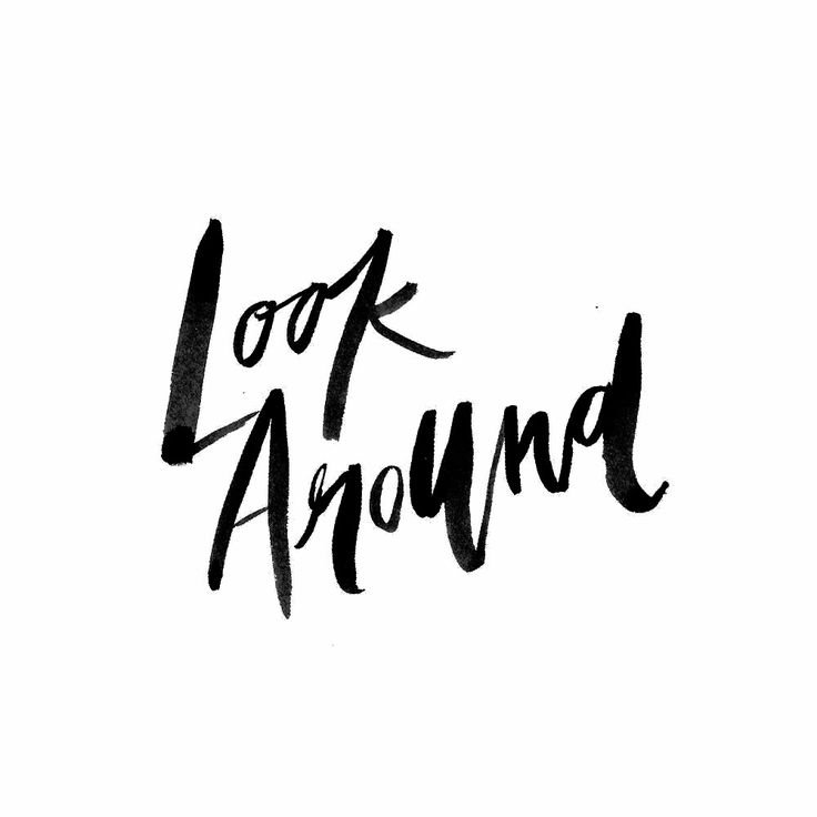 LIFE MOVES FAST. Sometimes you have to stop and take a moment to LOOK AROUND. There are so many people/places/things in your life to be thankful for. Today, we thank YOU – for following, liking + shopping local! | #TheCreativMarket