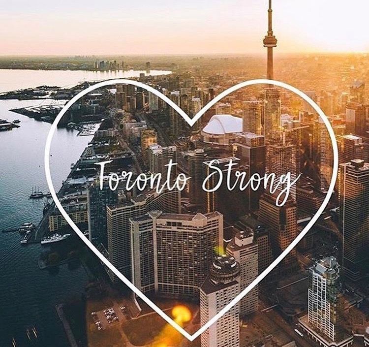 RokCork's tweet photo. Our hearts break over the tragic events that happened in our home of Toronto yesterday. Our thoughts are with the victims and their loved ones and send our prayers for the healing of those wounded. We embrace the kindness of our city and together we are #TorontoStrong https://t.co/8xwXW0Tbsa