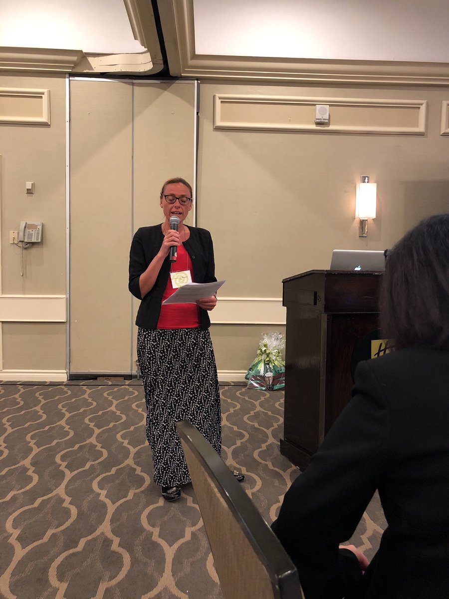 #ONGathering2018 @christinekuepfer from MCSS welcoming remarks! Honouring the native lands we are borrowing for these two days!