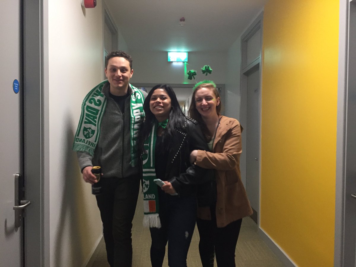 BUSADublin's tweet photo. A few photos from St. Patrick's Day last month, shared with us by our DIP R.A., Madison. ☘️🇮🇪☘️🇮🇪 @BUabroad @BU_Tweets https://t.co/V6Sjw4gUgw