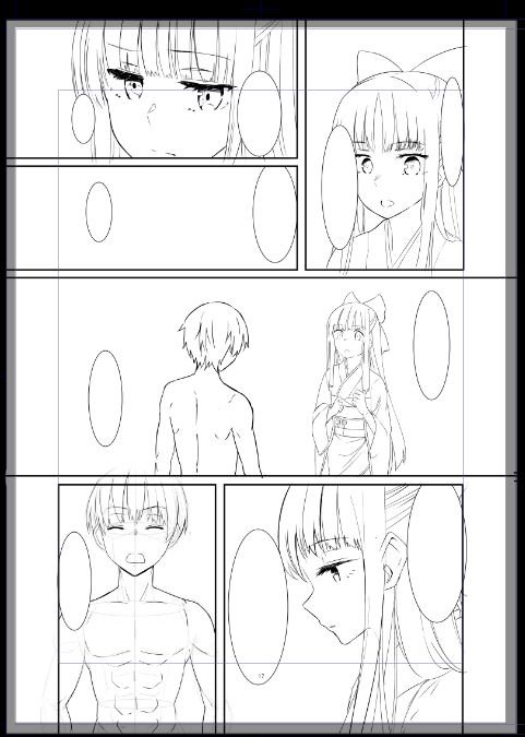 オリジナル漫画進まぬこれ終わったらメルト描く 