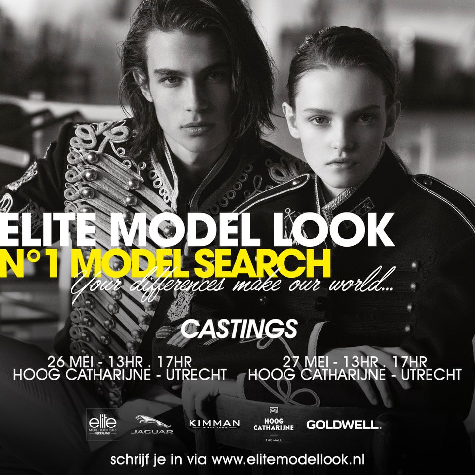⭐ DE INSCHRIJVING VOOR DE ELITE MOEL LOOK 2018 IS GEOPEND. MELD JE AAN VIA ELITEMODELLOOK.NL EN WIE WEET WORDT JIJ ONS NIEUWE TOPMODEL ⭐  @EMLNederland #EliteAmsterdam