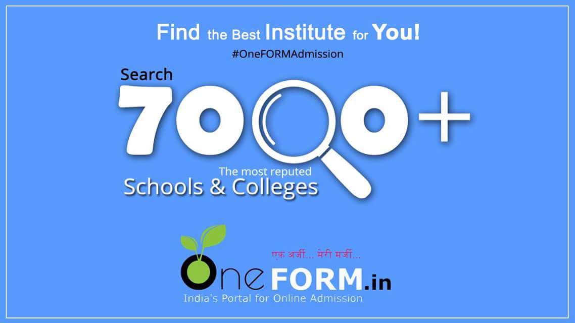 vikrantbpandya's tweet image. Search among 7000+ schools and colleges for your admission. Apply to these institutes on single click with #OneFORM. 
#OneFORM #OneApplication
एक अर्जी, मेरी मर्ज़ी।
@adhirasy @KapilMishra_IND @_Janhwi @SirJadeja @SunilAmbekarM @ippatel @HRDMinistry @PrakashJavdekar @smritiirani