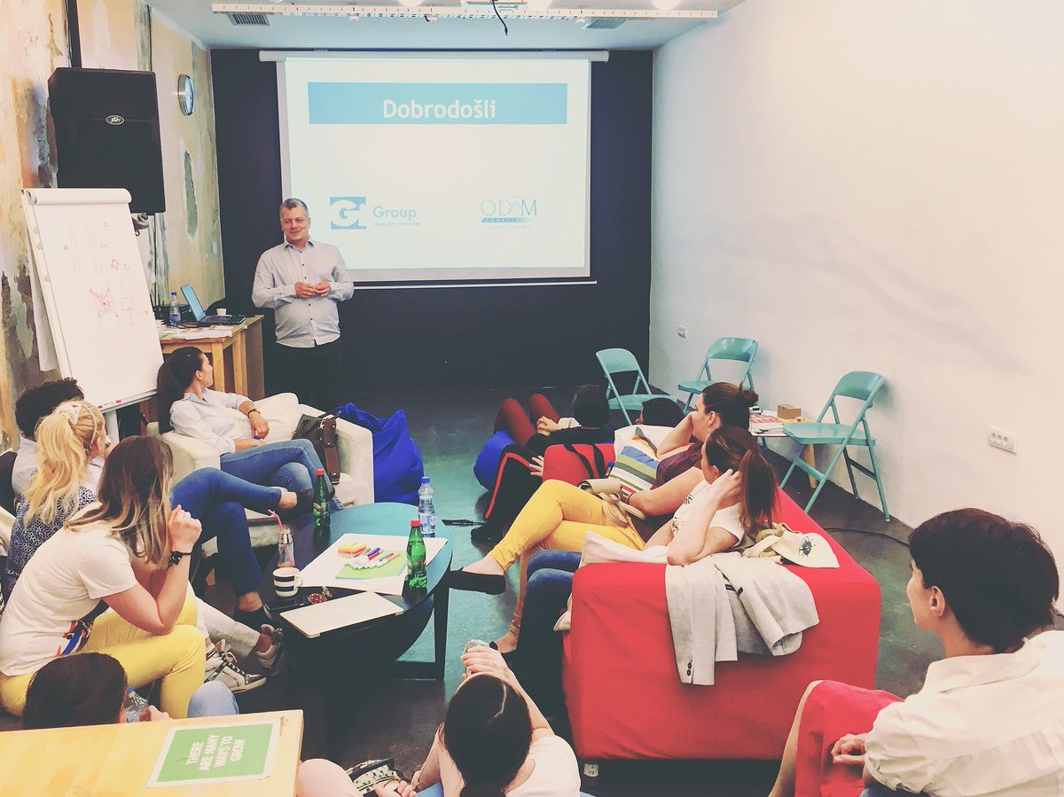 amchamserbia's tweet photo. Polaznice našeg #WomenInTech programa učestvuju na radionici o rešavanju problema i donošenju odluka, koju vodi Veselin Vasiljković @GiGroupSerbia #activeboldconfident https://t.co/VeZb4YvulV