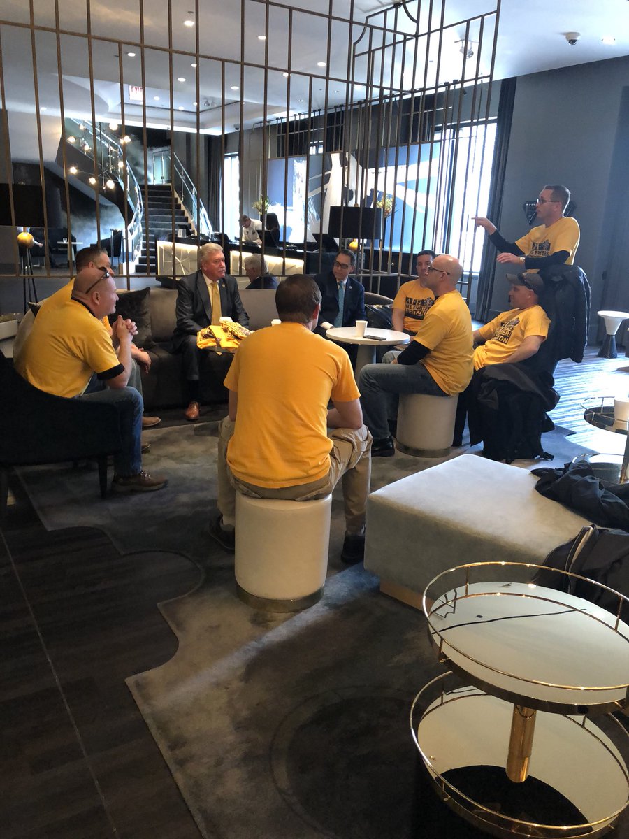 IAFF26's tweet image. Political action for JB in Chicago today