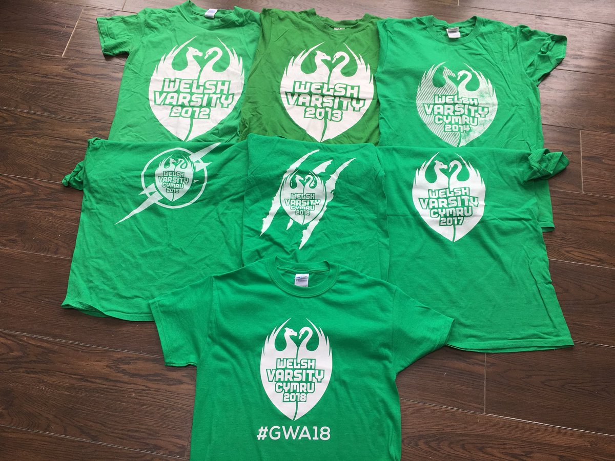 1 more sleep until it’s that time of year again.... Best of luck Swansea #GWA18 #welshvarsity #BleedGreen