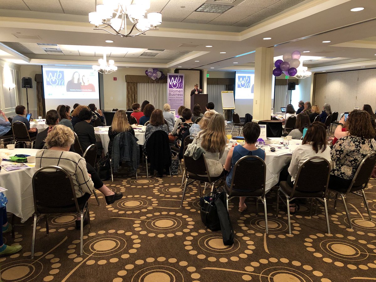 gwen_arc's tweet photo. @wbonvt spring conference kicked off by Jeanne Morrissey introducing keynote @SBA_Vermont small biz people of the year @MAMAVA https://t.co/EmHFrBaQgK
