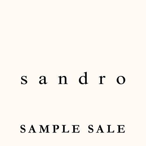 .@SandroParis Sample sale starts today at 150 Green St. NYC <a href="/260SAMPLESALE/">260SAMPLESALE</a>