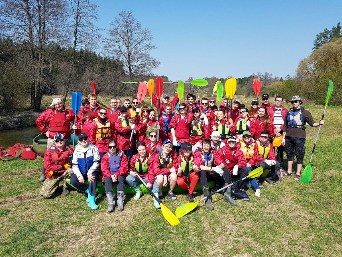 Solbeg1's tweet photo. Last year #SolbegSoft joined the #ecological garbage collection #kayaking tour on the West Berezina River and this year we decided to continue the tradition on the eve of the #EarthDay, 22 April.
We want to thank #splav.by, #GreenTeam and all participants for their contribution! https://t.co/xnPaaWmaUN