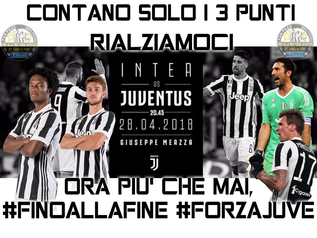 FraMad3's tweet photo. #Sabato #Saturday #InterJuve #InterJuventus #stadio #SanSiro #Milano #VINCERE #FinoAllaFine #ForzaJuve https://t.co/XNYzisEGgV