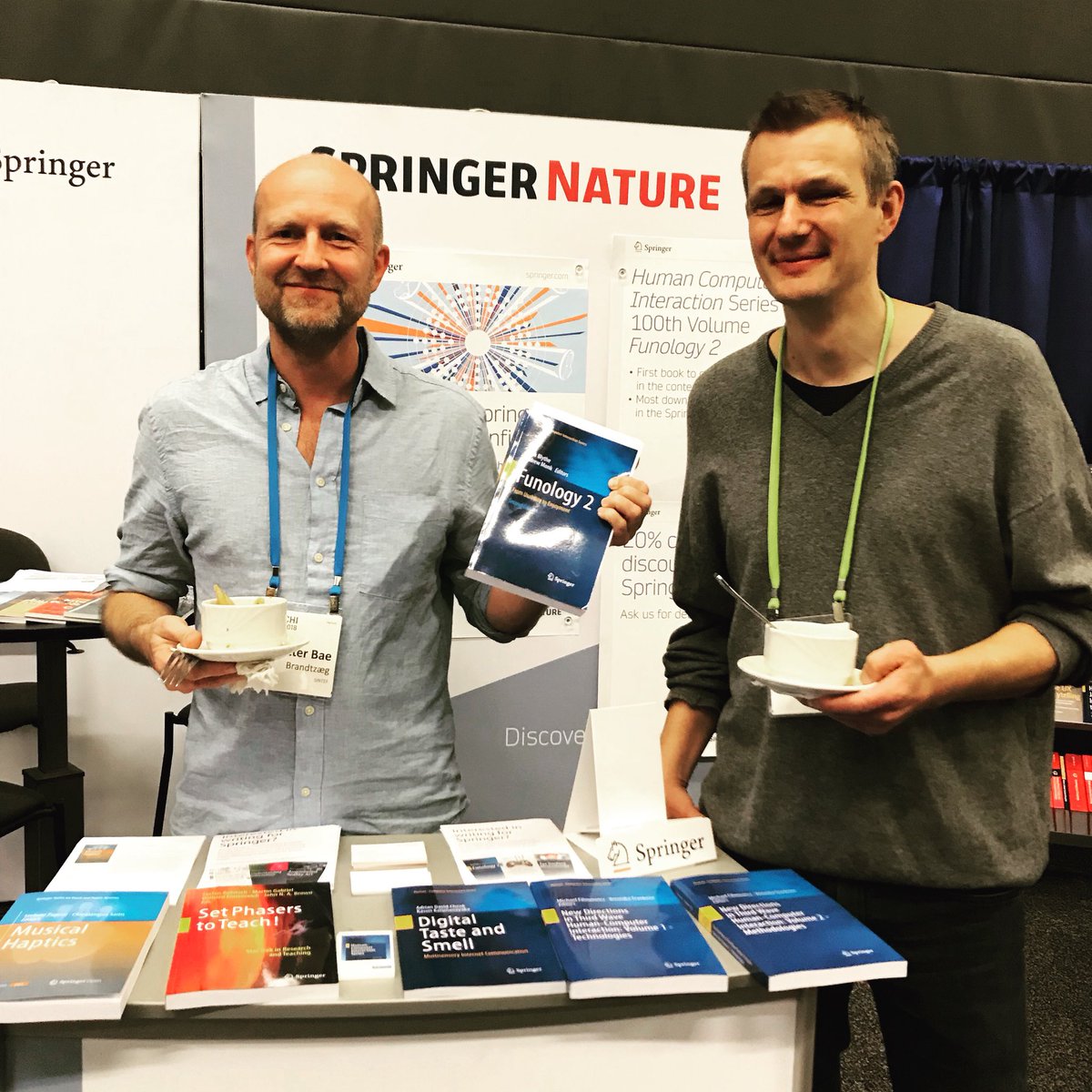 PetterBB's tweet photo. Book launch in Montreal. #funology #chi18 https://t.co/y2yH2VWvZU