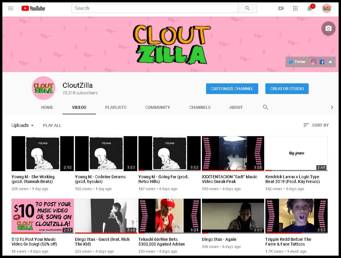 Thirst__TV's tweet photo. FOLLOW US ON YOUTUBE! π₯π₯π²
70,000+ SUBSCRIBERS & COUNTING! π―
$10 Song/Music Video Posts! ππ€πΆ
#CloutZilla #YouTube #Subscribe
https://t.co/ZdVdFw14jf https://t.co/Ju2ggWCR2W