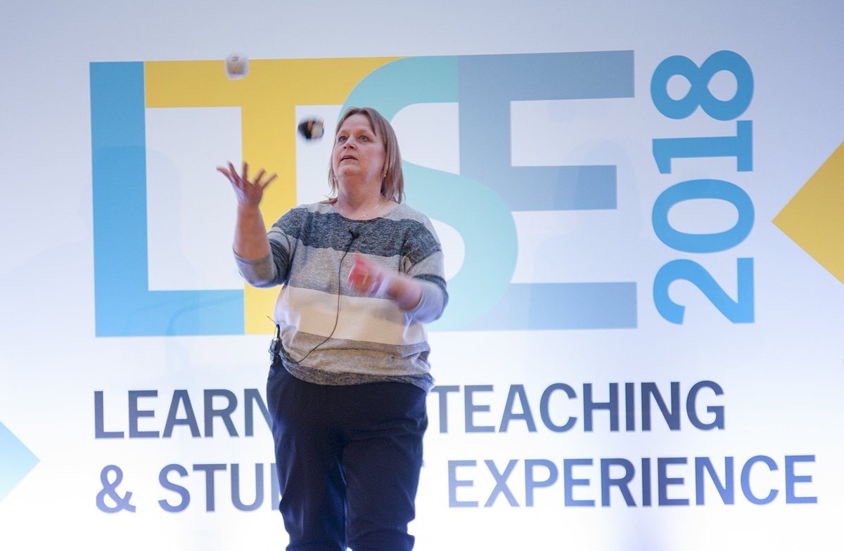 CharteredABS's tweet image. We need to define #LearningGain before we can measure it. Then we can create the conditions for a rainbow of learning and build students&apos; confidence to learn (and juggle). Plenty to think about from a fantastic Dr Cathy Minett-Smith #LTSE2018