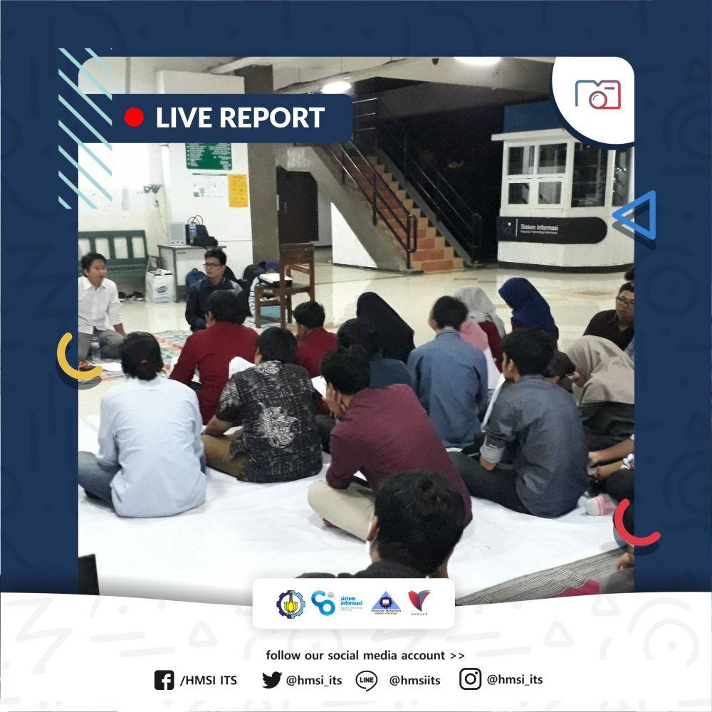 HMSI_ITS's tweet photo. Saat ini sedang berlangsung Mata Literasi di Plaza Sistem Informasi.
Mata Literasi membahas tentang Student Loan, bagaimana perkembangan kebijakan kredit pendidikan di ITS pada saat ini, dan masih banyak lagi.
#LiveReport
#IMago
#HMSIEvolve
#ITSSurabaya https://t.co/pOdCmiGiO7