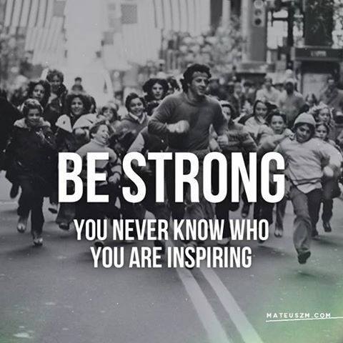 Bling_Chicks's tweet photo. BE STRONG, you never know who you are inspiring! https://t.co/ni5fLdOJIe