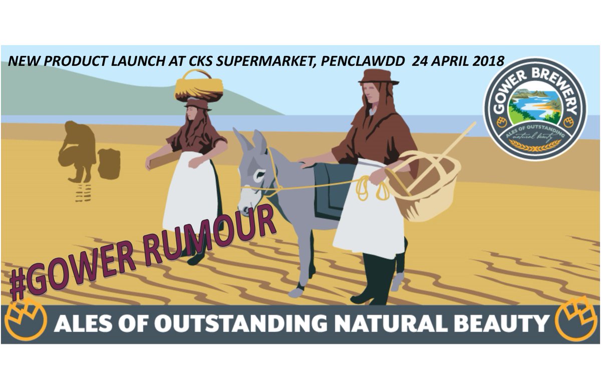 GowerBrewery's tweet photo. *NEW BEER ALERT* Our Gower Rumour is available in 500 ml bottles! Place your orders through the brewery or from @CKSupermarkets #gowerrumour #rumour #newbeer #gower #localproduce #welshbeer https://t.co/8g6jSUeWWh
