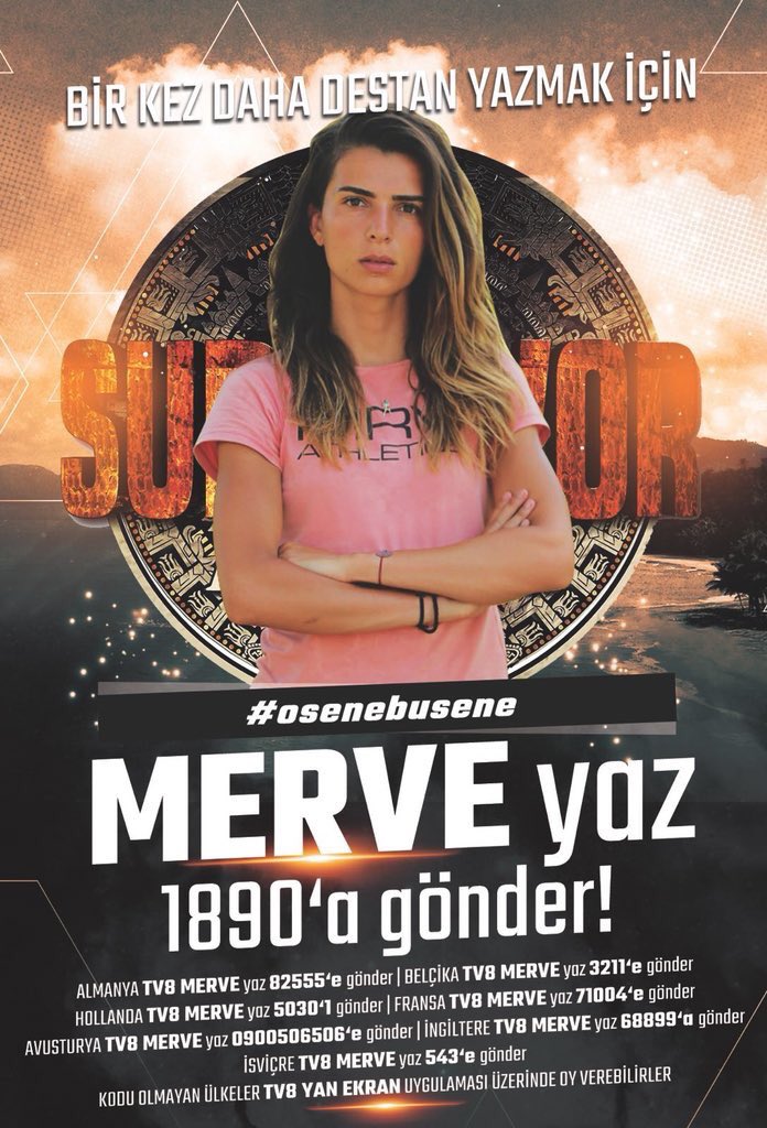 thisisvxxx's tweet photo. Akşam oylama başladığı gibi saldırıyoruz 

Merve Yaz 1890’a Gönder!

#OseneBusene #MerveYaz1890aGönder #MerveAydın #Survivor2018 #Survivor @merveaydinfanss @MerveAydin90 https://t.co/lOxRUlr6K4