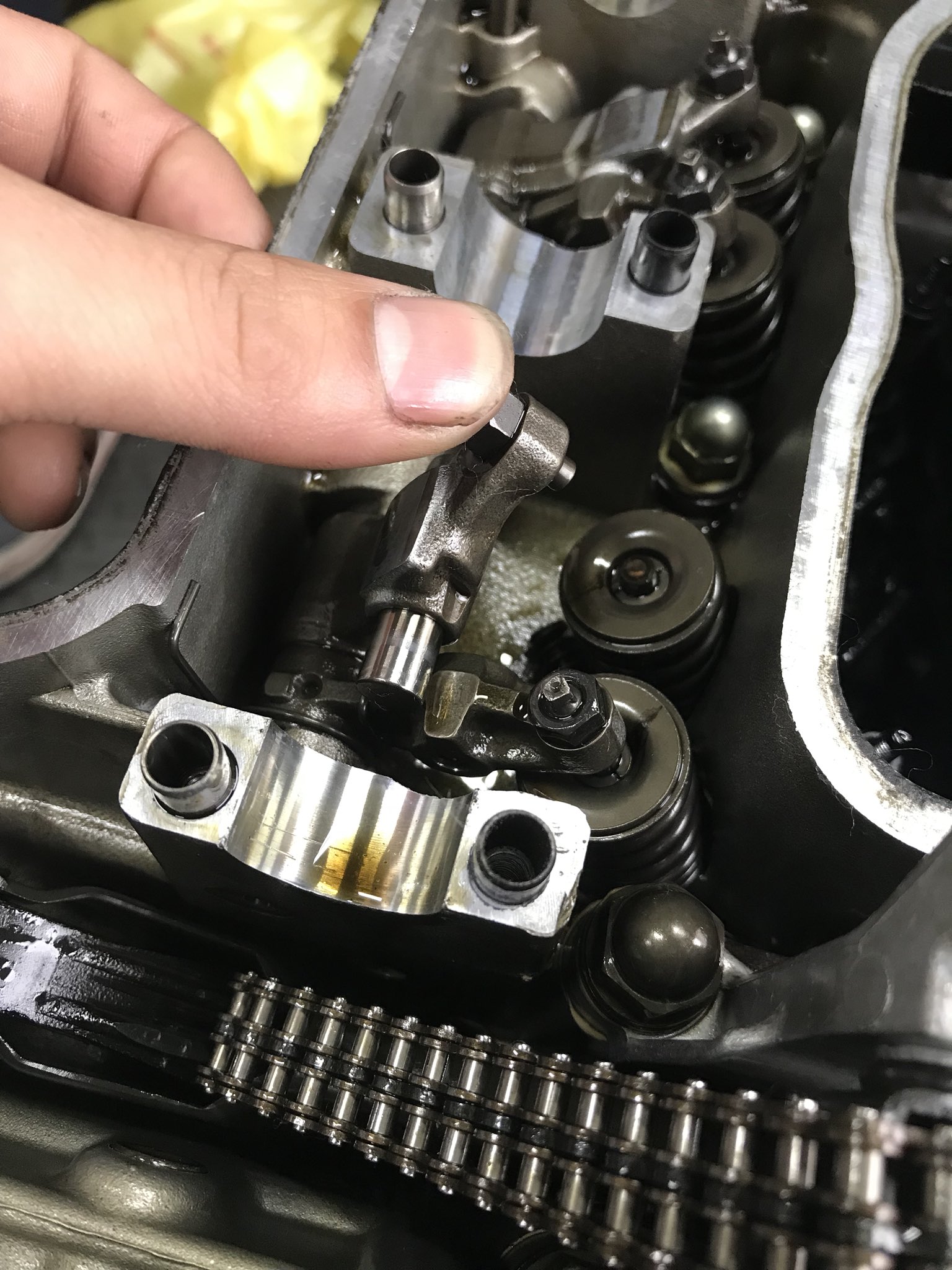 ファッション CBR400F エンジン 実働降ろし ロッカーアーム連結レブカット済み パーツ
