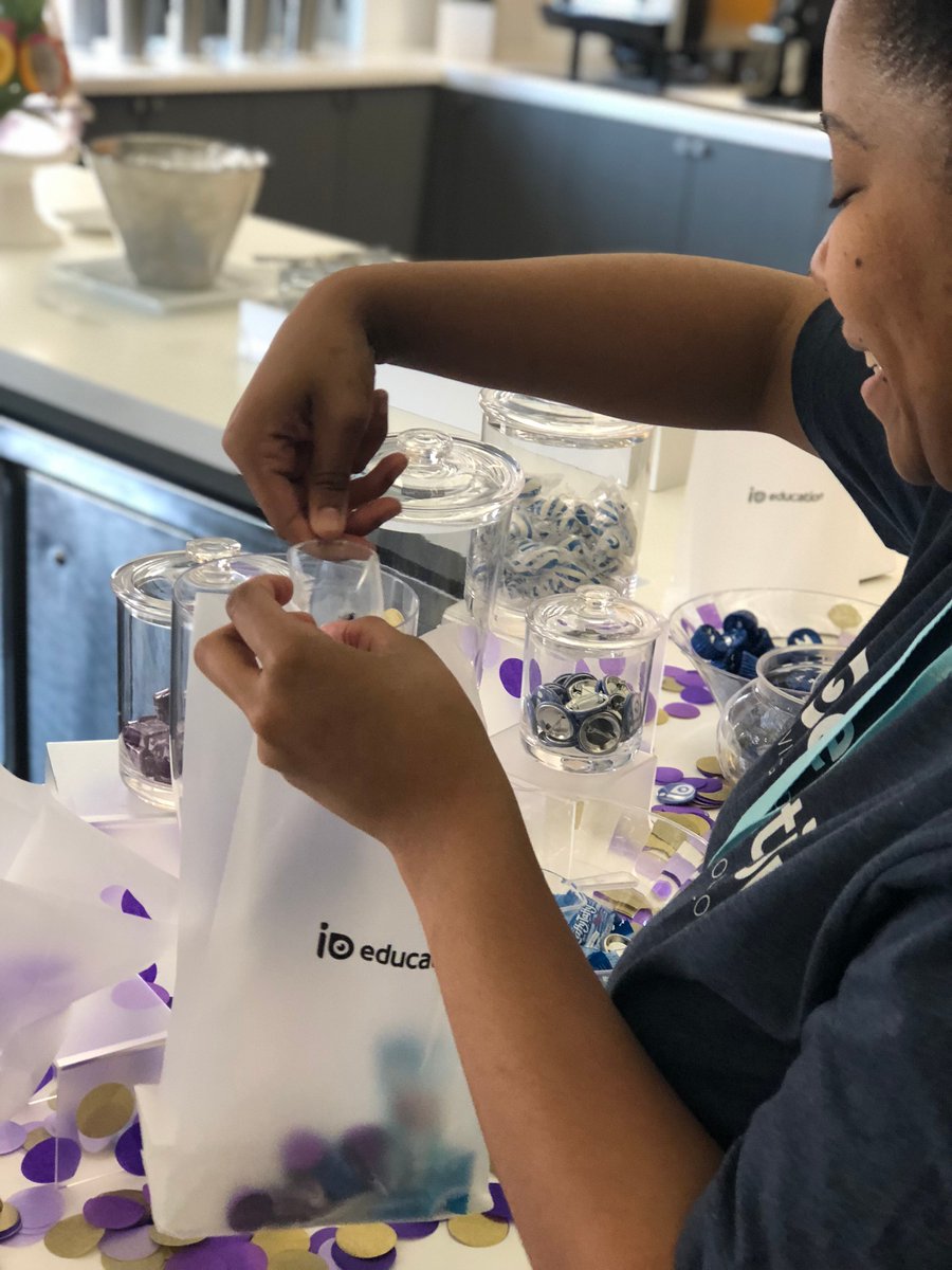 ioeducation's tweet photo. Blue and purple themed candy buffet at #IOEXPO. 🍬🍭📈Celebrating in NYC with a full day of workshops, sessions, and conversations about IO Education solutions! https://t.co/on5t3O2oX0