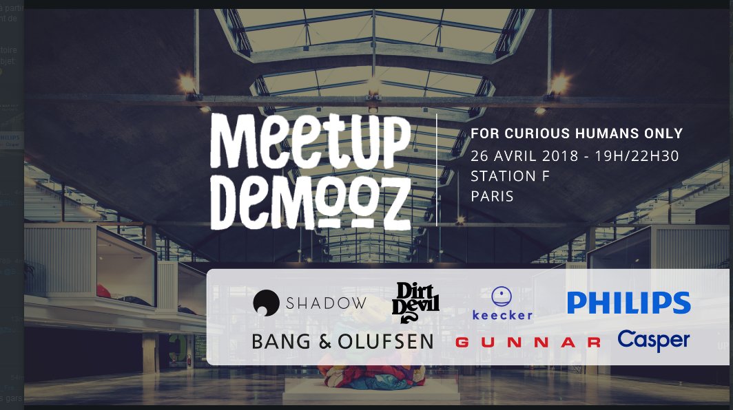 Shadow_France's tweet photo. Ce jeudi 26 avril nous serons au #MeetupDemooz à la @joinstationf.
Au menu : test de Shadow, goodies et nourriture !
Informations complémentaires et inscriptions (en liste d'attente) sur le site de @Demooz_Fr ➡️ https://t.co/CPH49wuvhU https://t.co/ifHJO7Xc3q