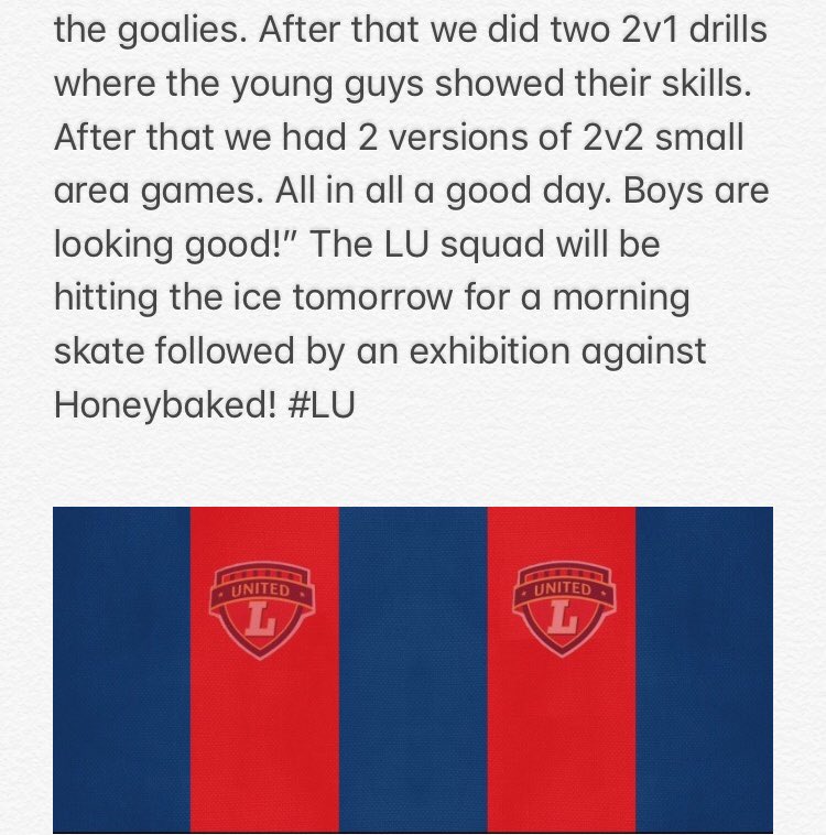 LUHockeyClub's tweet photo. Day 2 Notebook: https://t.co/fCcvCzBmII
