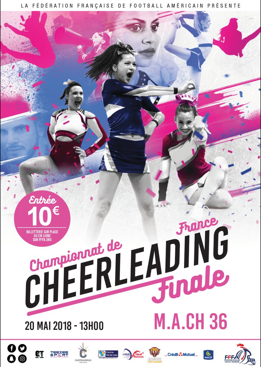 FFFA_officiel's tweet photo. FINALE #FFFACHEER 2018 : RDV ce mercredi 25 avril dès 17h00 sur https://t.co/DQh9HpcpFw et nos réseaux sociaux pour réserver vos billets en ligne pour l'événement qui aura lieu au https://t.co/tGPTahKRlN 36 en partenariat avec @Chateauroux36 et la Ligue régionale CVLFA ! 🎀🔥 https://t.co/JvK8NCBDxO