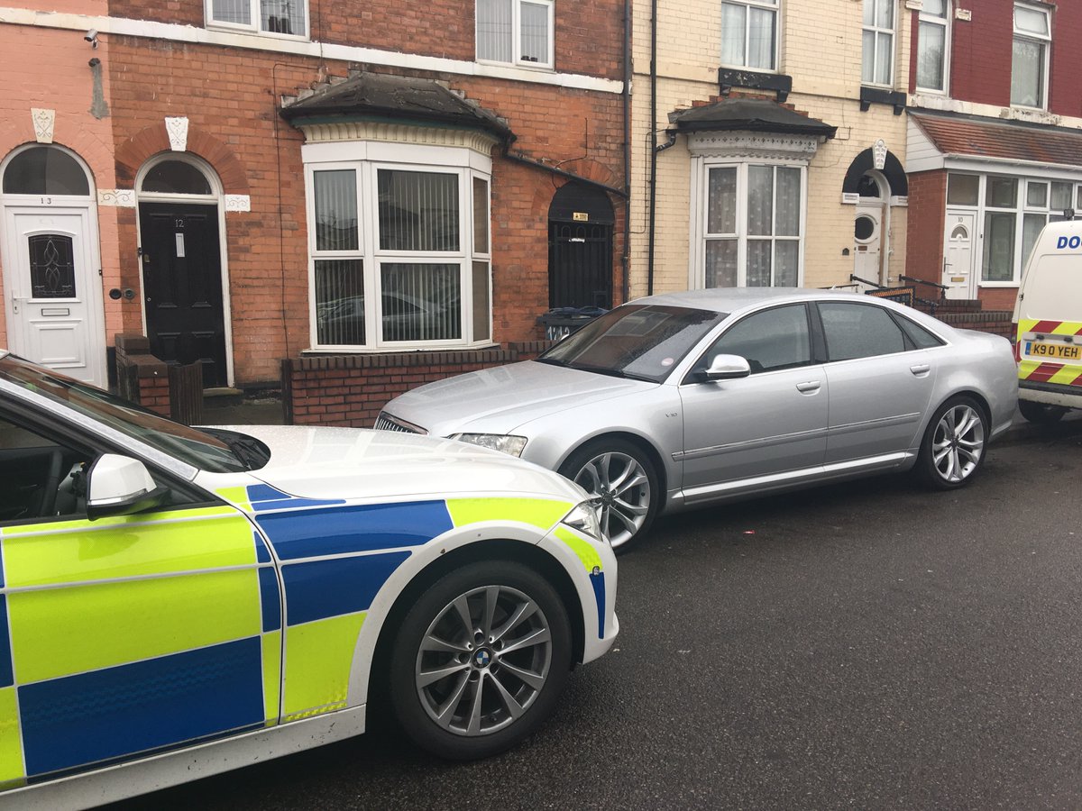 Trafficwmp's tweet photo. Another stolen vehicle located, an #AudiS8 with help from @CMPG found in #Sparkhill & stolen in a burglary from the @SolihullPolice area earlier today. This one has been found thanks to a @Tracker_UK @TrackerPolLiais now recovered for forensics #TrackersWork #GetATracker https://t.co/GbAdx3e8Fs