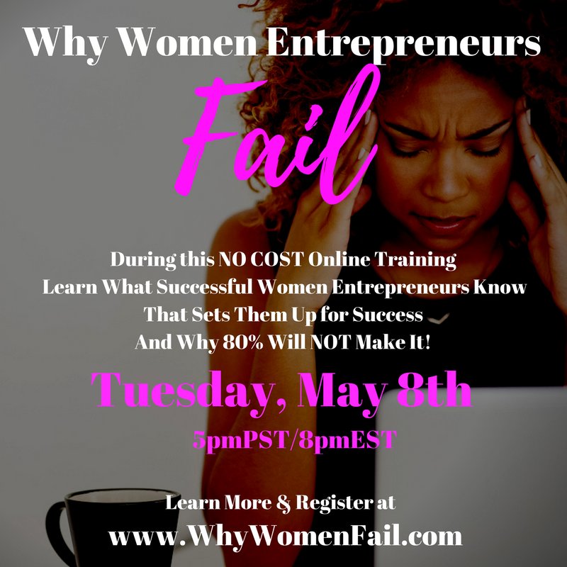 NRobertsJones's tweet photo. Ladies, Join me for my no-cost online training, Tuesday, May 8th, 5PM PST/8PM PST
If You Are Ready to Learn What Successful Women Entrepreneurs Know that Sets Them Up for Success!
Register here: >>> https://t.co/2p0TqikTzY
#FindYourFierce #FindYourFierceMovement #FierceFactor https://t.co/8zeWgTkvRU