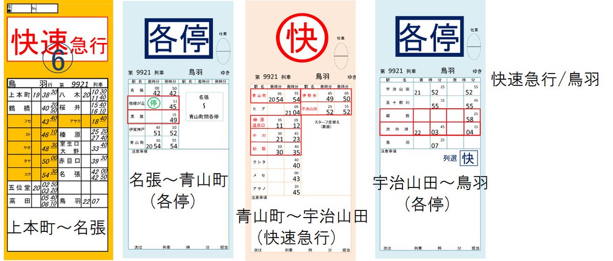 近鉄電車、試第550列車スタフ 近鉄のスタフ① | 暇人の近鉄日記