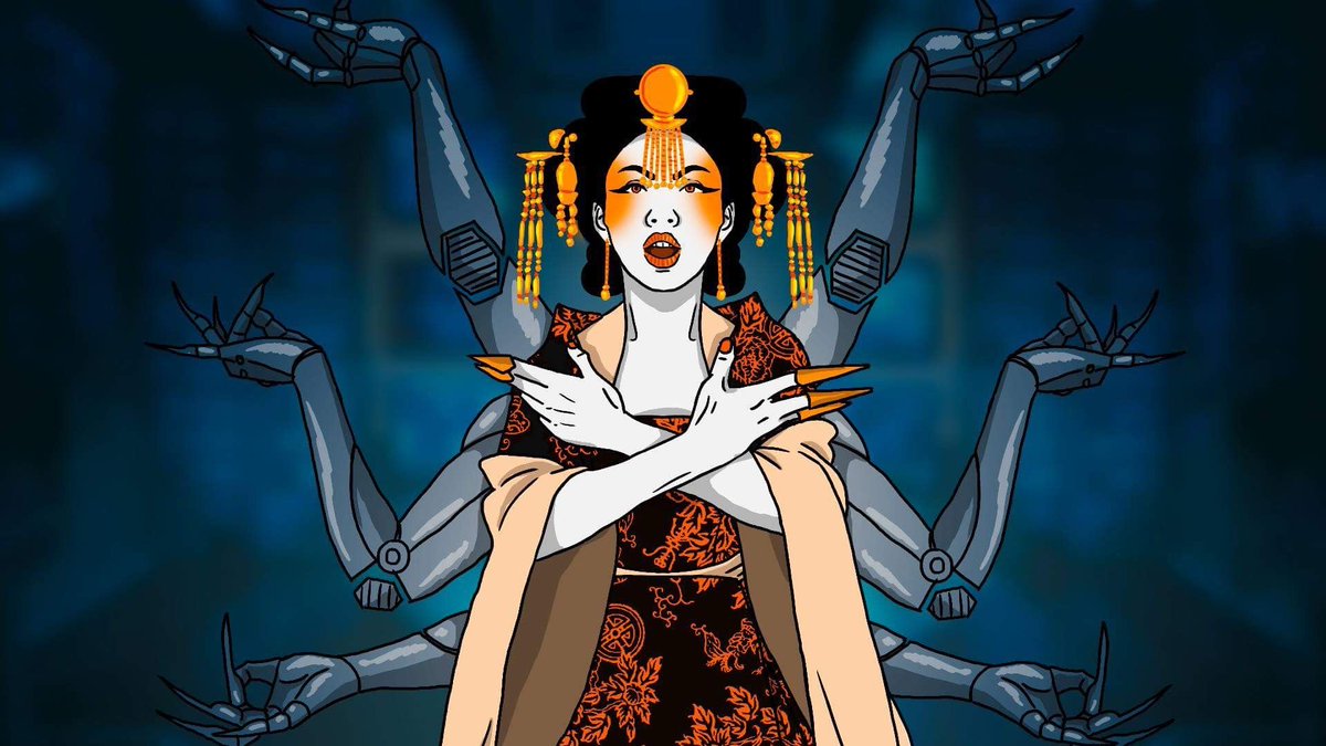 Chinese mythology of goddess with a thousand futuristic machine arms!
The ecstasy of creativity @betterfeelingfilms
Sign up mailing list via fifirong.com and watch the full video shortly! Exclusive!!
.
.
#16bit #computergame #robot #musicvideo #animation