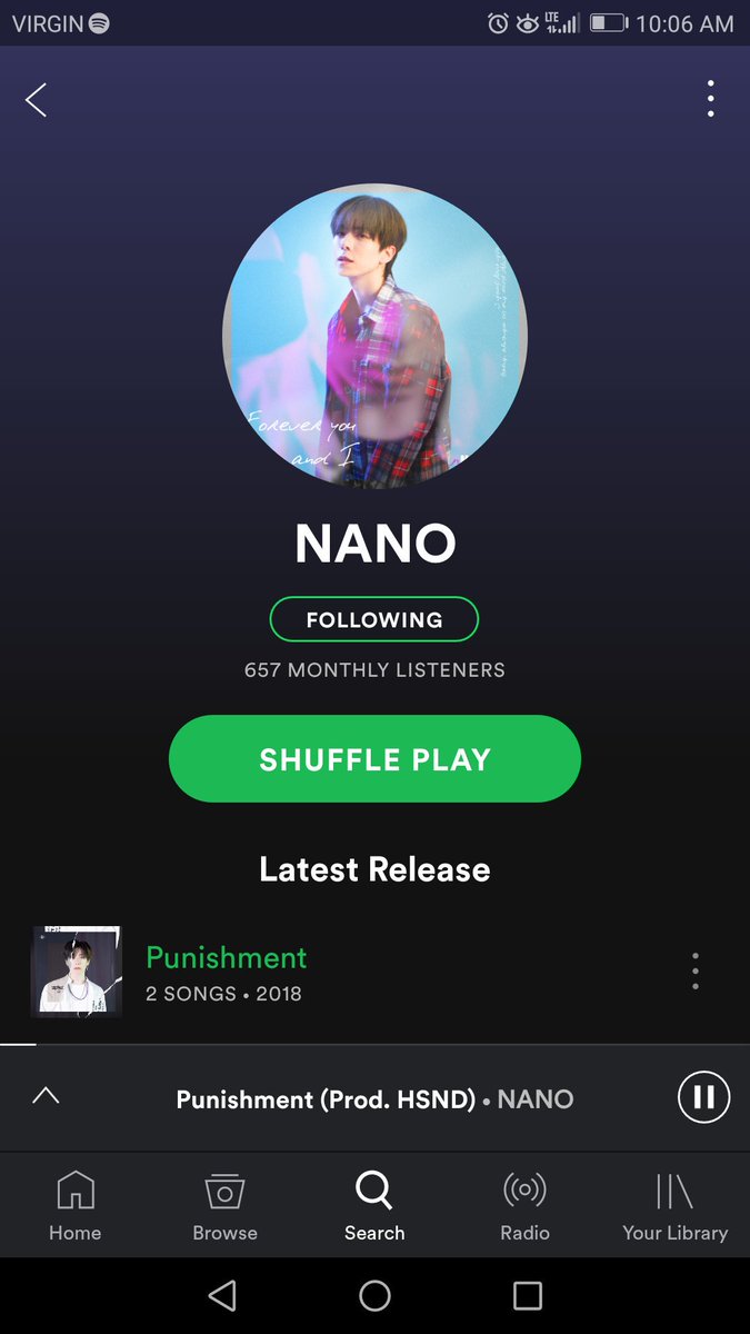 KayDubz91's tweet photo. Did y'all know #Nano is on Spotify? Well now you do, you're welcome. 

#Jaeho #ForeverWithHistory #Storia https://t.co/yTlzQnZzmg