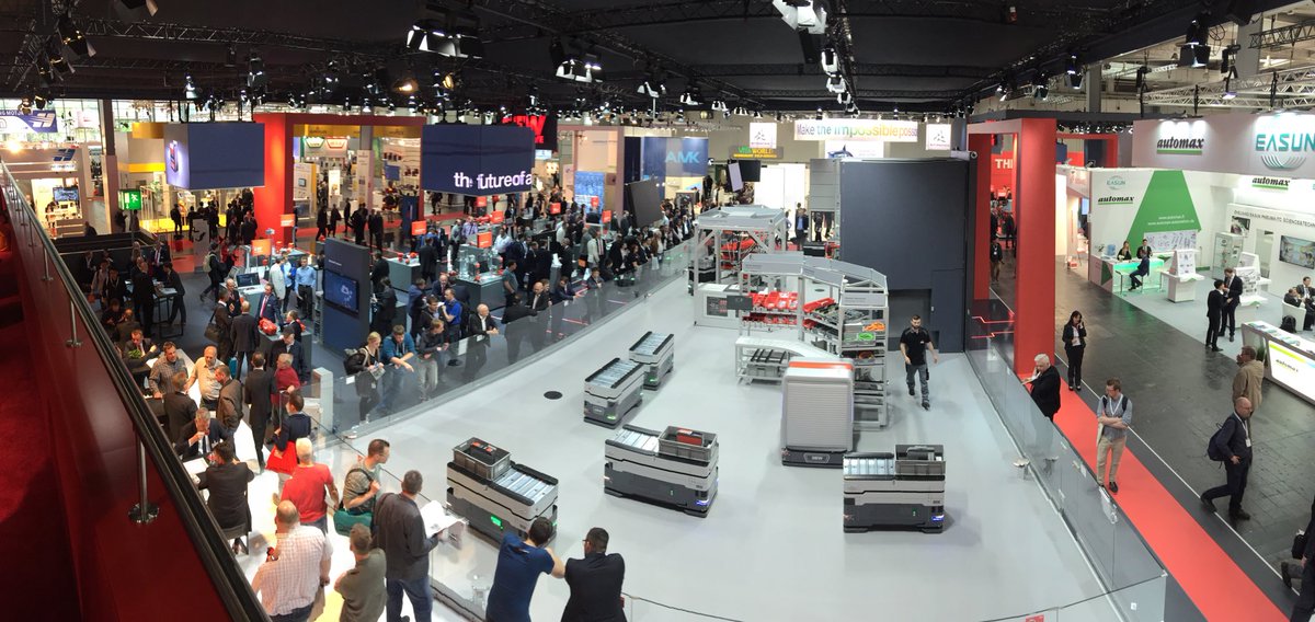 Meet Olga, Mia, Emma and Hanna. Hannover Messe 2018.