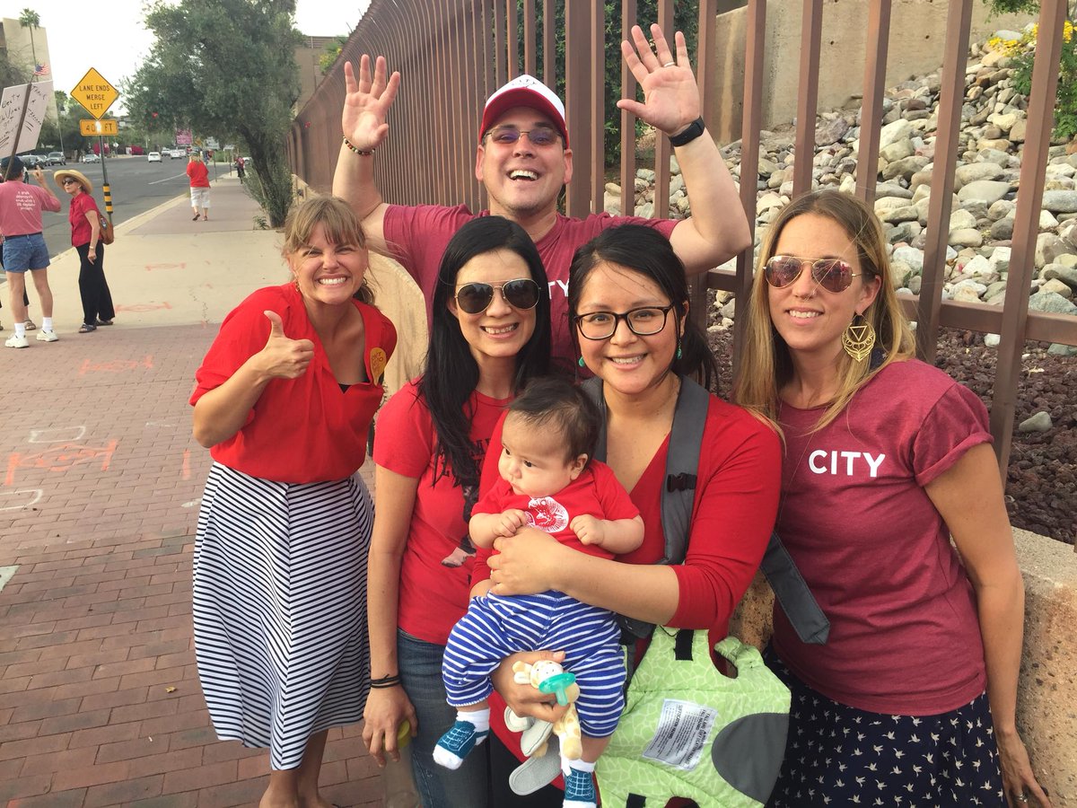 nicotera_santo's tweet photo. "Teachers throughout Arizona are joining forces and raising their voices to demand change... At @CITYccl, we count ourselves among them." 
Read the rest of blog post by Carrie Brennan​ (Executive Director, CITYccl) at https://t.co/C62jSSTku7 #REDforED #AZRedForEd #TucsonTeachers https://t.co/242ikwp9Z5