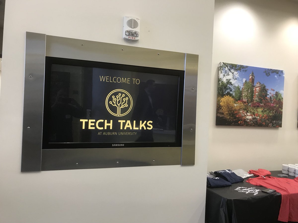 Summit7Systems's tweet photo. We are here at #AUTechTalks!! Getting our tech on. @jasonmbatchelor goes on at 10:30 to drop some automation wisdom! #workflowfurther #summit7 @SharePointAU @AuburnOIT @Nintex #nintex https://t.co/MF2k330NtV