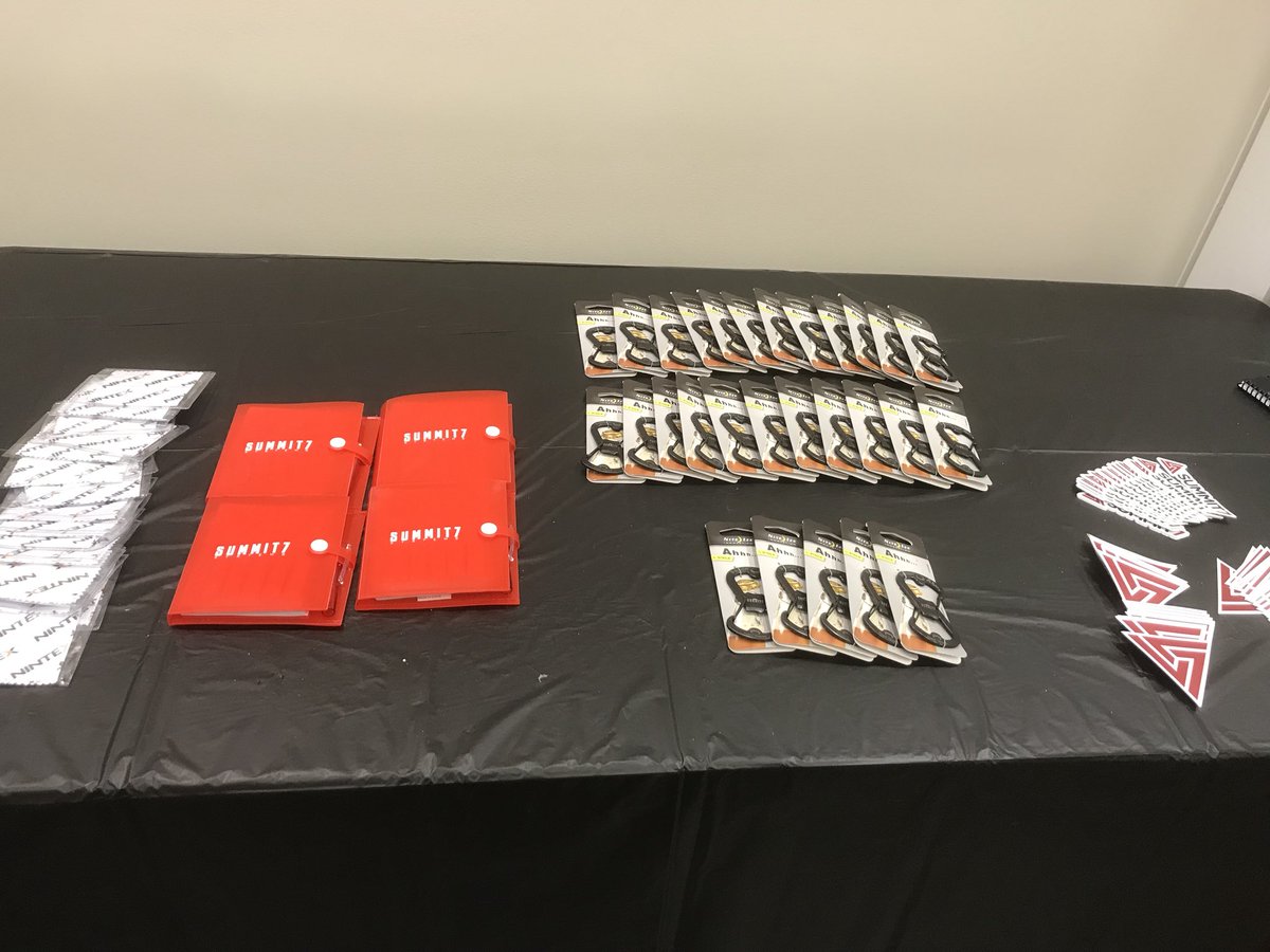 Summit7Systems's tweet photo. We are here at #AUTechTalks!! Getting our tech on. @jasonmbatchelor goes on at 10:30 to drop some automation wisdom! #workflowfurther #summit7 @SharePointAU @AuburnOIT @Nintex #nintex https://t.co/MF2k330NtV