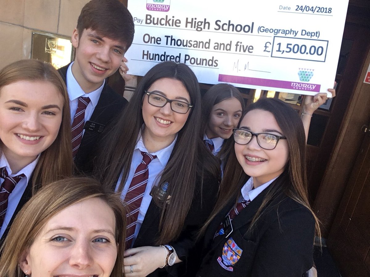 BuckieHighGeog's tweet photo. Excellent morning @TheMorayCouncil receiving our prize and seeing the work of fellow student @ElginAcademyHT Great to get insight into life at council #justdaeit #geography https://t.co/zb6tbSW3g4