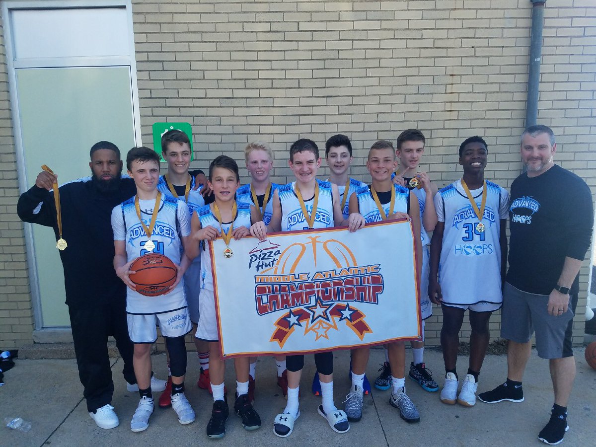 AdvancedHoops1's tweet image. Congratulations to our 13U Boys (Fortney) - Pizza Hut Mid Atlantic Champs!! 🏀🥇 #advancedhoops