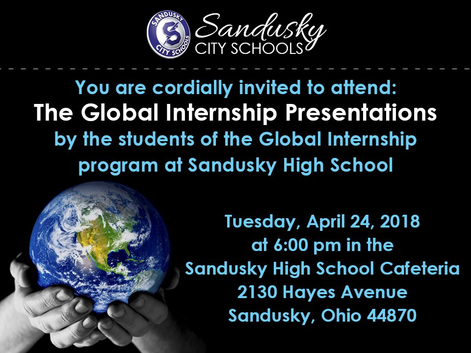 gobluestreaks's tweet photo. The Global Internship Presentations are tonight! Come out and support our Seniors and see what they have learned at their internships! #SCSGIE #GoStreaks #Classof2018 ⚡ https://t.co/RXZkhvloNH