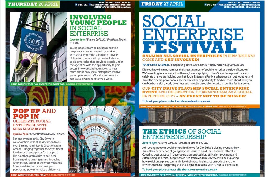 Grace_England_'s tweet photo. Great to be with @iSE_CIC @DigbethSEQ kicking off #BrumCityDrive #CD2018 this morning. Looking forward to many more events celebrating #Birmingham #SocEnt this week - hope to see you there... https://t.co/4FLLIqQSoW