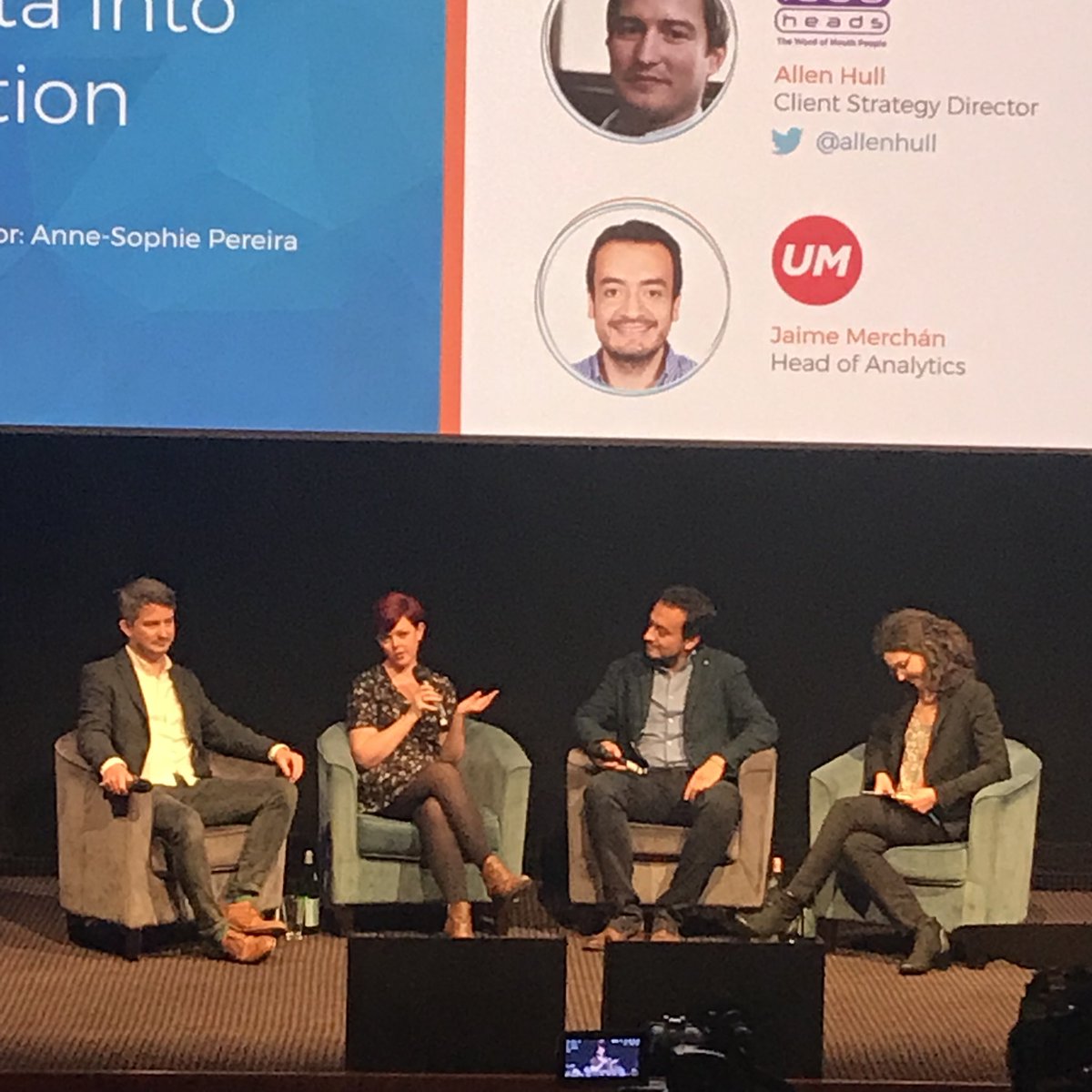 eightandfour's tweet photo. Next up at the #SysomosSummit a panel on turning social data in to social action. Featuring the fantastic Jo Eden from @thebhf. https://t.co/VkkmaP1fEy