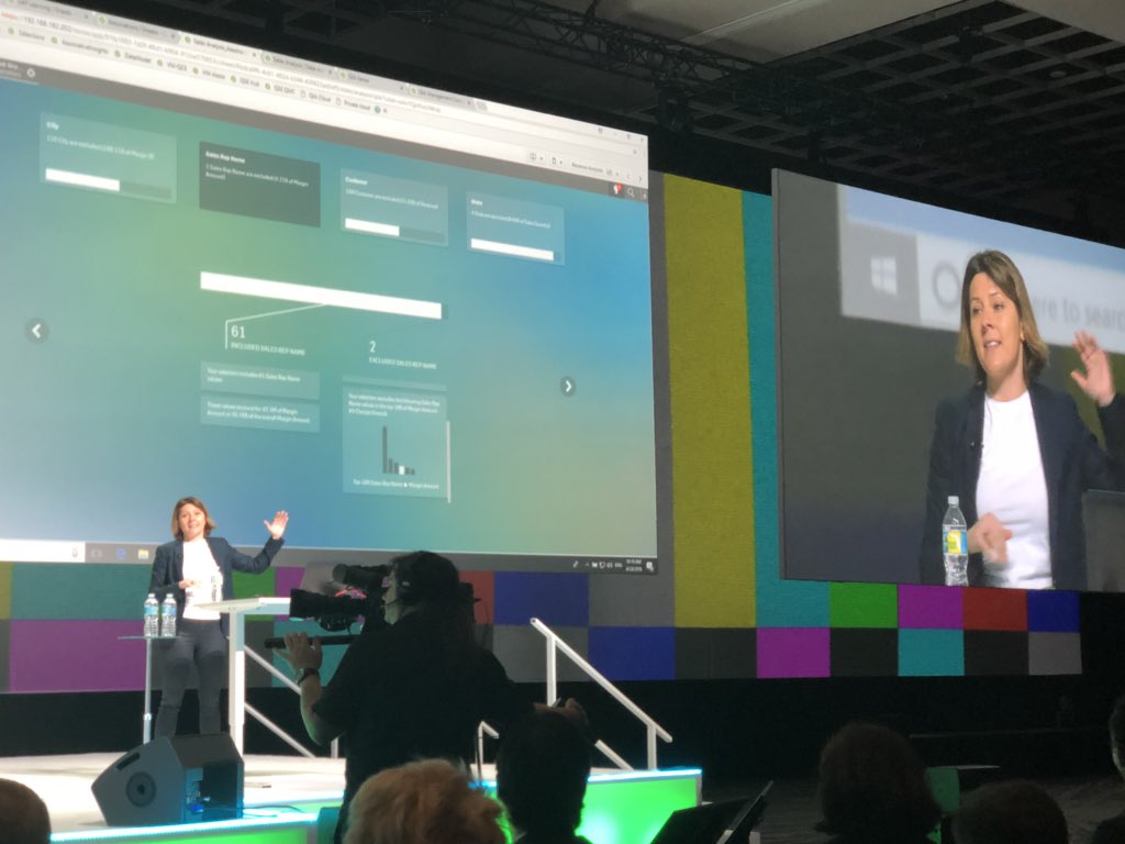 VizMatt's tweet photo. No words to discribe to power of the @Qlik #CognitiveEngine& how it will disrupt Data Intelligence : it answers to questions, learns from your usage to be relevant, detects & informs you about insights that humain brain couldnโt detect in an 100 of fields data model #Qonnections https://t.co/JkuoxML6gR
